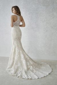Gatehouse Brides White One Wedding Dresses FAMILIA back